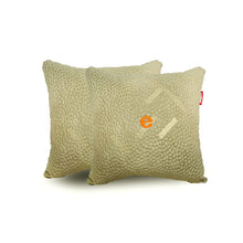 Load image into Gallery viewer, Elegant Silky Beige Cushion Pillow Set of 2    |  Elegant Auto Retail 
