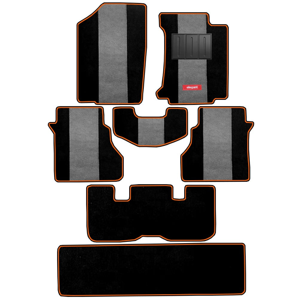 Edge Carpet Car Floor Mat For Ford Endeavour Black Grey |Elegant Auto Retail