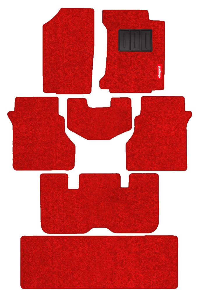 Miami Carpet  Floor Mat For Ford Endeavour Red  | Elegant Auto Retail