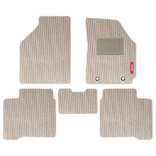 Load image into Gallery viewer, Cord Carpet Car Floor Mat Beige For Toyota Glanza
