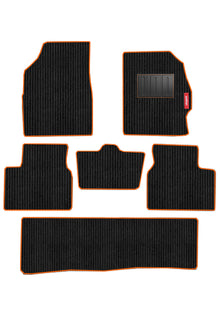 Cord Carpet Car Floor Mat Orange For Mahindra Bolero Neo