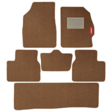 Load image into Gallery viewer, Cord Carpet Car Floor Mat For Mahindra Marazzo - Beige Beige | Elegant Auto Retail

