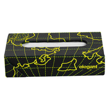 Load image into Gallery viewer,  Globe Tissue Box Black and Yellow | Elegantautoretail
