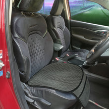 Load image into Gallery viewer, Caper Cool Pad Car Seat Cushion Black and Grey (Set of 2)
