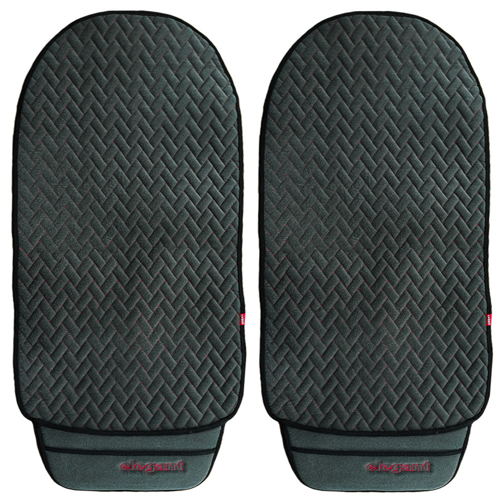 Caper CoolPad Full Car Seat Cushion Grey-Red (Set of 2)