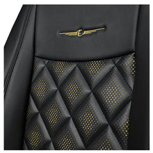 Load image into Gallery viewer, Groovy Nappa PR Art Leather Car Seat Cover For Honda Civic - Black Yellow | Elegant Auto Retail
