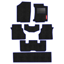 Load image into Gallery viewer, Cord Carpet Car Floor Mat Black And Blue (Set of 7)
