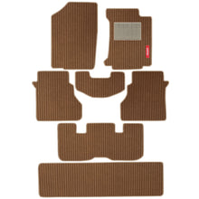 Cord Carpet Car Floor Mat For Tata Safari - Beige Beige | Elegant Auto Retail
