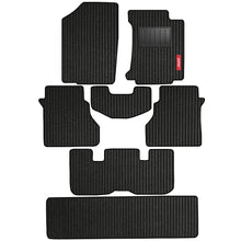Cord Carpet Car Floor Mat For Tata Safari - Black Black | Elegant Auto Retail