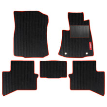 Load image into Gallery viewer, Cord Carpet Car Floor Mat Red For Toyota Hilux
