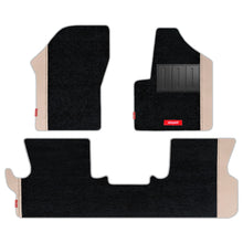 Duo Carpet Mat Black  M  Beige - Tata Harrier  EV-2025 | Elegant Auto Retail