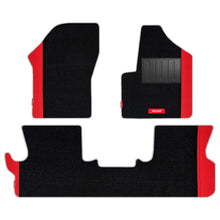 Duo Carpet Mat Black Red - Tata Harrier  EV-2025 | Elegant Auto Retail