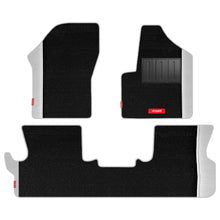 Duo Carpet Mat Black  White  - Tata Harrier  EV-2025 | Elegant Auto Retail