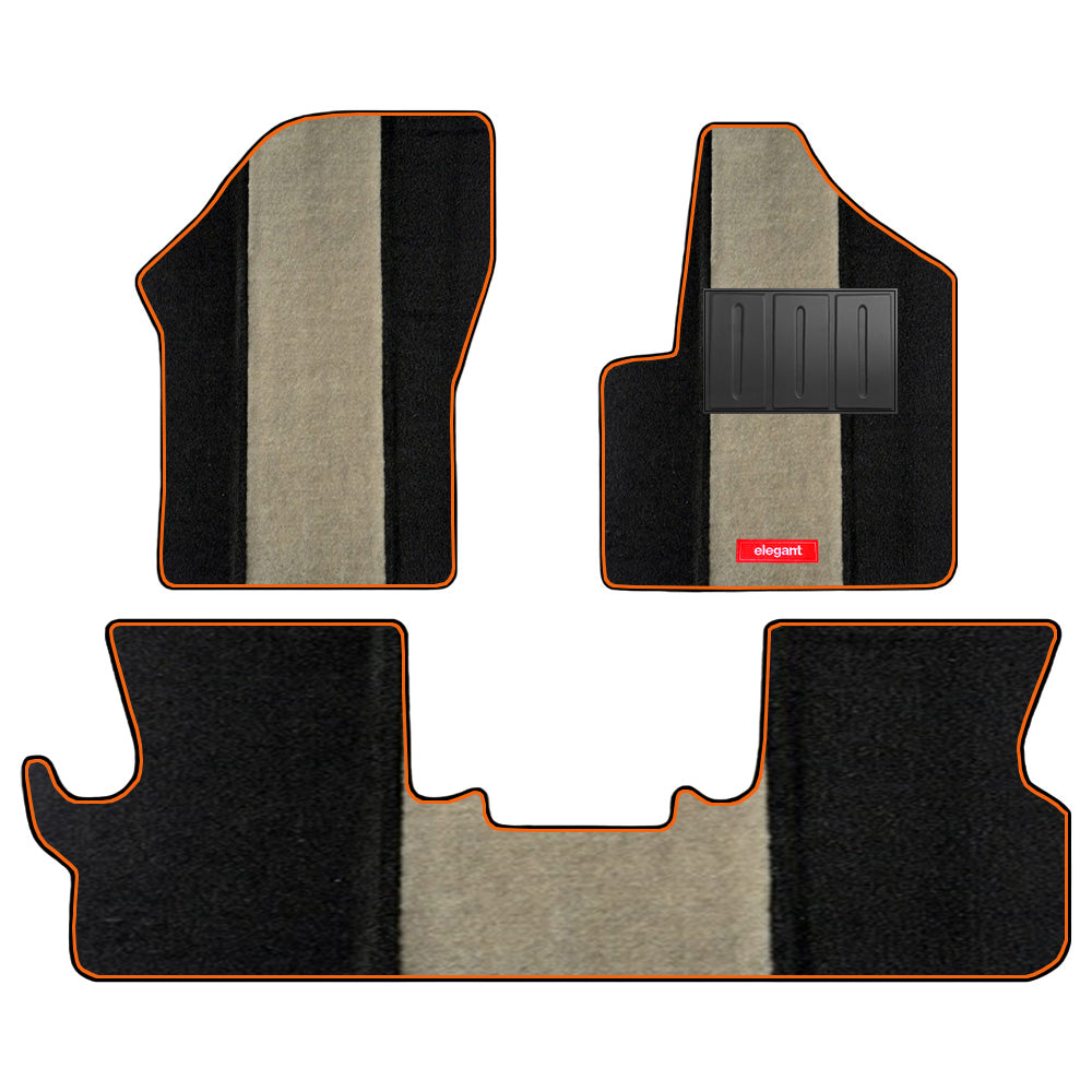Edge mat Black Beige -Tata Harrier EV-2025  | Elegant Auto Retail 

