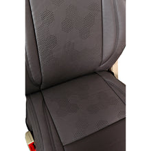 Load image into Gallery viewer, Nappa PR HEX  Art Leather Car Seat Cover For MG ZS EV - Cola | Elegant Auto Retail
