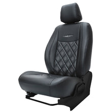 Load image into Gallery viewer, Groovy Nappa PR Art Leather Car Seat Cover For Ford Ecosport - Black White | Elegant Auto Retail
