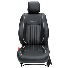 Load image into Gallery viewer, Zippy Nappa PR Art Leather Car Seat Cover Hyundai Alcazar - Black C Grey | Elegant Auto Retail
