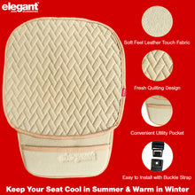 Load image into Gallery viewer, Caper Cool Pad Car Seat Cushion Beige (Set of 2)
