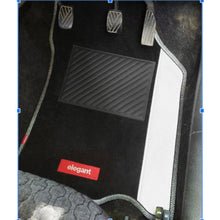 Duo Carpet Car Floor Mat For Hyundai Creta - Black White | Elegant Auto Retail