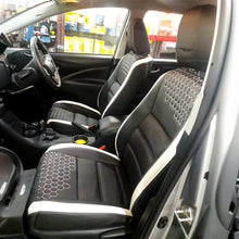 Load image into Gallery viewer, Glory Prism Art Leather Car Seat Cover Black and Grey For Maruti Grand Vitara

