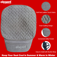 Load image into Gallery viewer, Caper Cool Pad Car Seat Cushion Light Grey (Set of 3)
