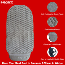 Load image into Gallery viewer, Caper CoolPad Full Car Seat Cushion Light Grey (For Driver)
