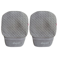 Load image into Gallery viewer, Caper Cool Pad Car Seat Cushion Light Grey (Set of 2)
