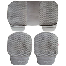 Load image into Gallery viewer, Caper Cool Pad Car Seat Cushion Light Grey (Set of 3)
