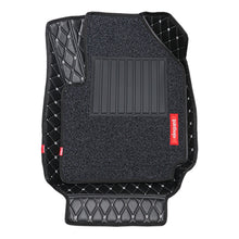 7D Car Floor Mats For Maruti Grand Vitara - Black White | Elegant Auto Retail