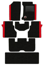Duo Carpet  Car Floor Mat For Mahindra Xuv 700  Black Red  | Elegant Auto Retail