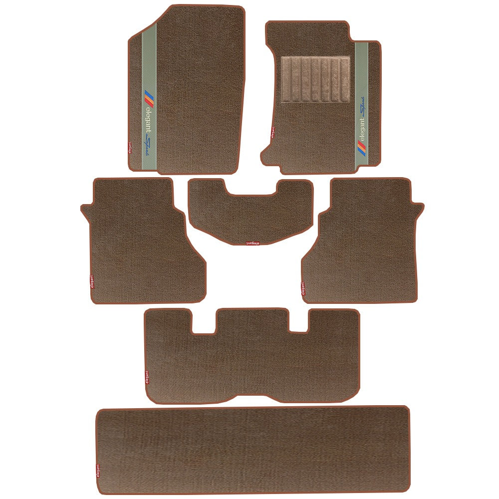 Sports Car Floor Mat For Mahindra Xuv 700 Beige Beige| Elegant Auto Retail

