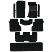 Sports Car Floor Mat For Mahindra Xuv 700 Black Siver | Elegant Auto Retail

