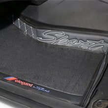 Sport 7D Carpet Car Floor Mat For Mahindra Xuv 700 -  Black White  | Elegant Auto Retail