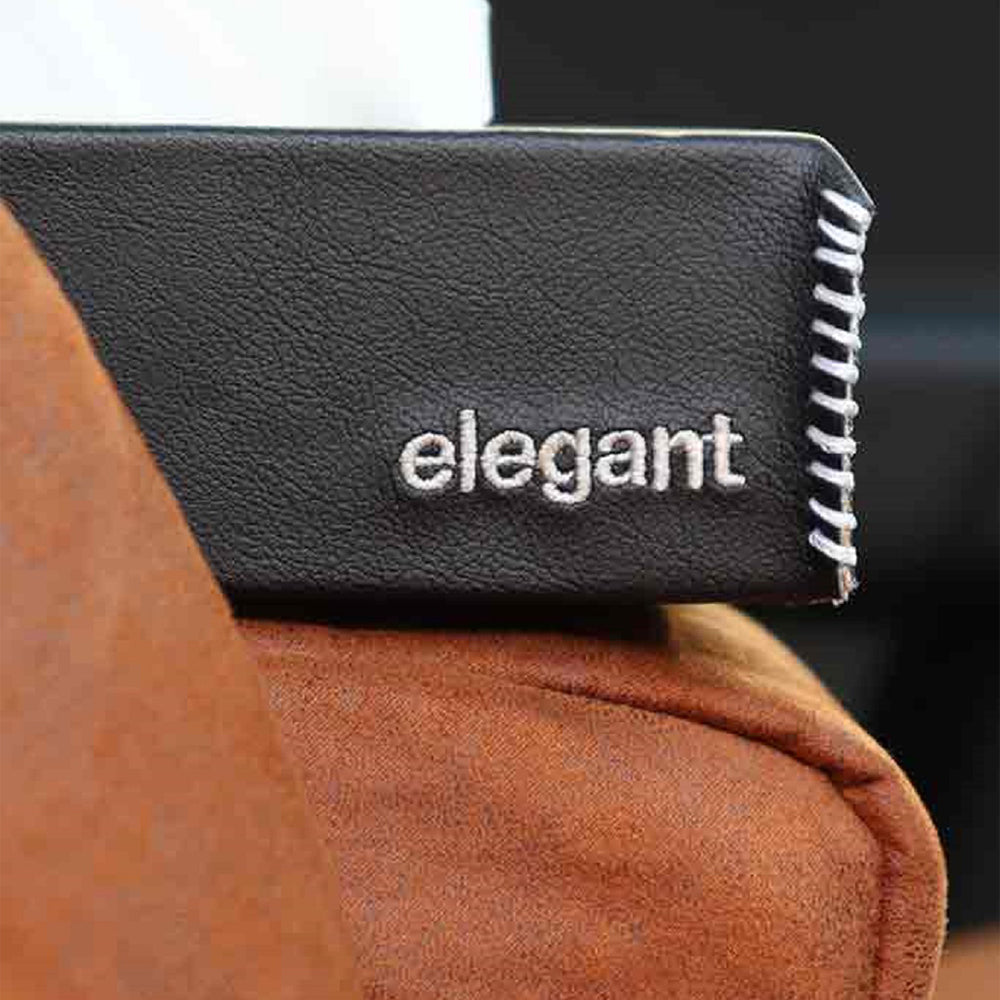 Nappa Leather Tissue Box Black and White | Elegant Auto Retail 