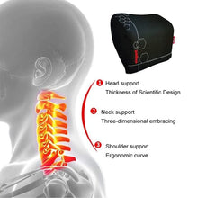Elegant Memory Foam Neck Rest D Car Support Pillow Features (Set of 2) |  Black Color