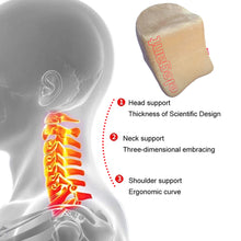 Elegant Active Memory Foam Neck Rest XL Pillow In Beige | Elegant Auto Retail 