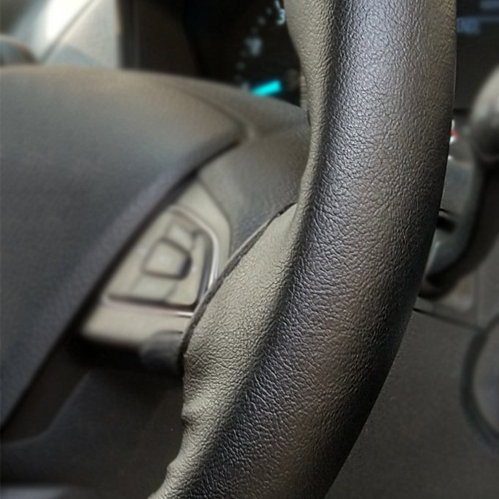  Nappa Universal fit steering cover in black colour | Elegant Auto Retail