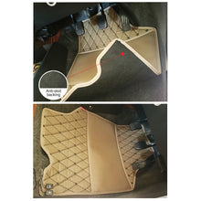 Load image into Gallery viewer, Luxury Leatherette Car Floor Mat Beige For Honda City
