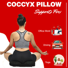 Load image into Gallery viewer, Elegant Posh Memory Foam Coccyx Seat Cushion Pillow
