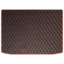Luxury Leatherette Car Dicky Mat For Hyundai Grand I10 Black Red | Elegant Auto Retail