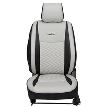 Load image into Gallery viewer, Vogue Razor Art Leather Car Seat Cover For Honda Civic - C Grey Black | Elegant Auto Retail

