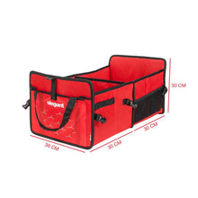 Load image into Gallery viewer, Red-size Car Trunk Organizer - Red | Elegant Auto Retail 
