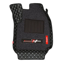 Load image into Gallery viewer, Redline 5D Car Floor Mat For Tata Harrier - Black White | Elegant Auto Retail
