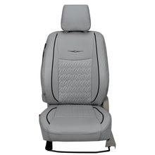 Load image into Gallery viewer, Vogue Roxy Art Leather Car Seat Cover For Toyota Altis - C Grey Black | Elegant Auto Retail
