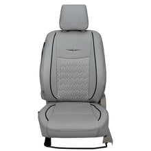 Load image into Gallery viewer, Vogue Roxy Art Leather Car Seat Cover For MG Hector Plus | in CGrey Colour | Elegant Auto Retail
