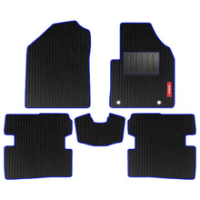 Load image into Gallery viewer, Cord Carpet Car Floor Mat For Honda Civic - Black Blue | Elegant Auto Retail
