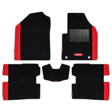 Load image into Gallery viewer, Duo Carpet Car Floor Mat For Toyota Etios - Black Red | Elegant Auto Retail
