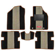 Load image into Gallery viewer, Edge Carpet Car Floor Mat For Toyota Etios - Black Beige | Elegant Auto Retail

