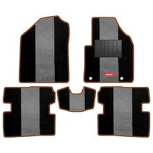 Load image into Gallery viewer, Edge Carpet Car Floor Mat For Skoda Slavia - Black Grey | Elegant Auto Retail
