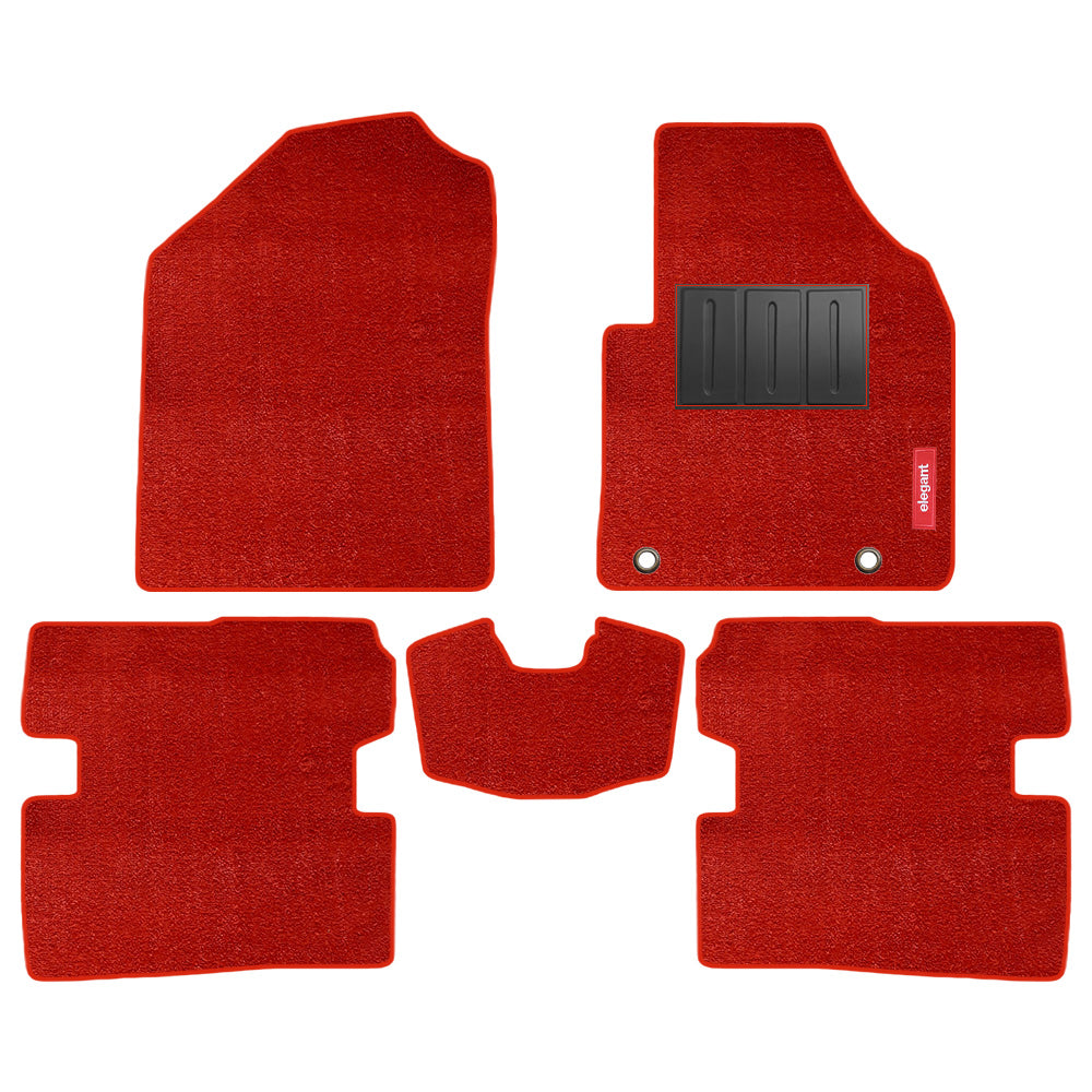 Miami Carpet Car Floor Mat For Honda Civic - Red | Elegant Auto Retail